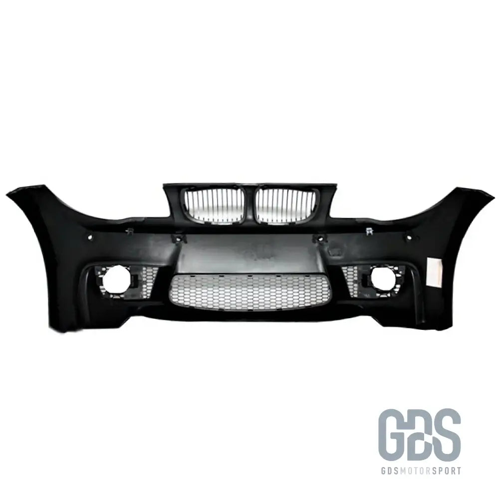 Pare-choc avant look 1m pour bmw série 1 e81 e82 e87 e88 — phase et 2