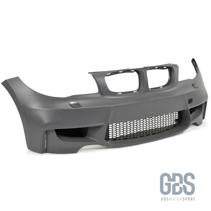 Pare-choc avant look 1m evo pour bmw série 1 e81 e82 e87 e88 version sans antibrouillards