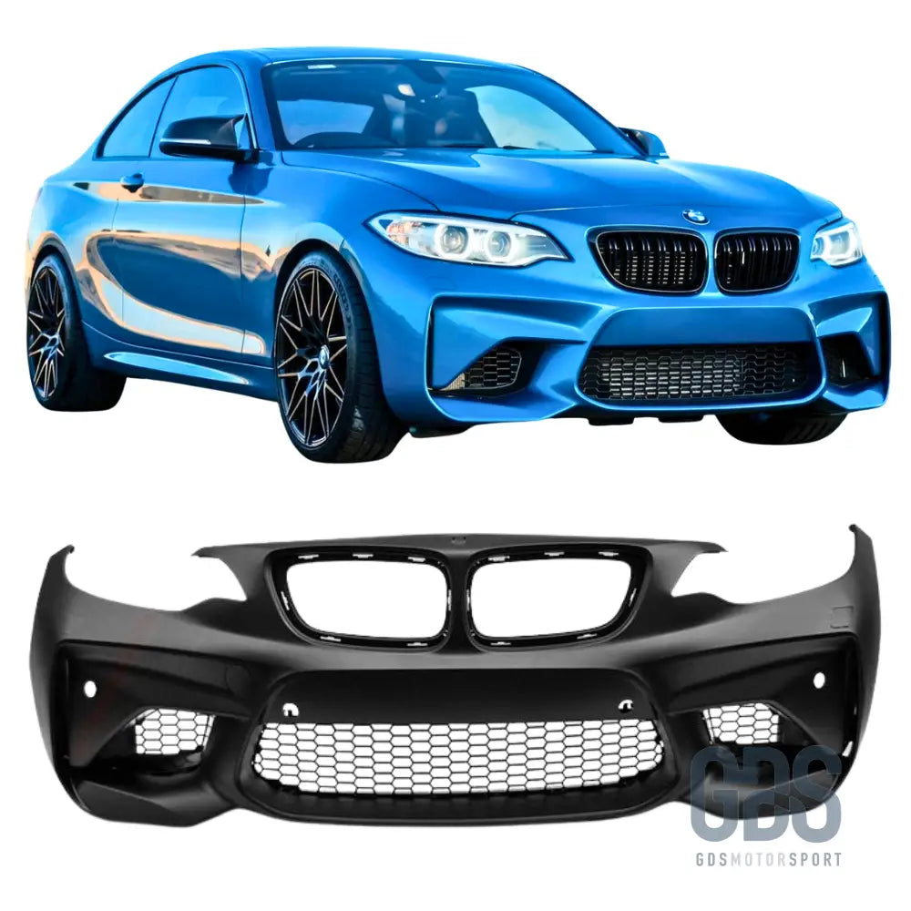 Pare-choc avant look m2 pour bmw série 2 f22 f23 phase 1 et lci