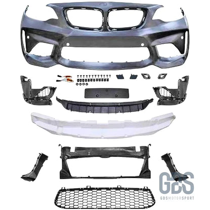 Pare-choc avant look m2 pour bmw série 2 f22 f23 phase 1 et lci