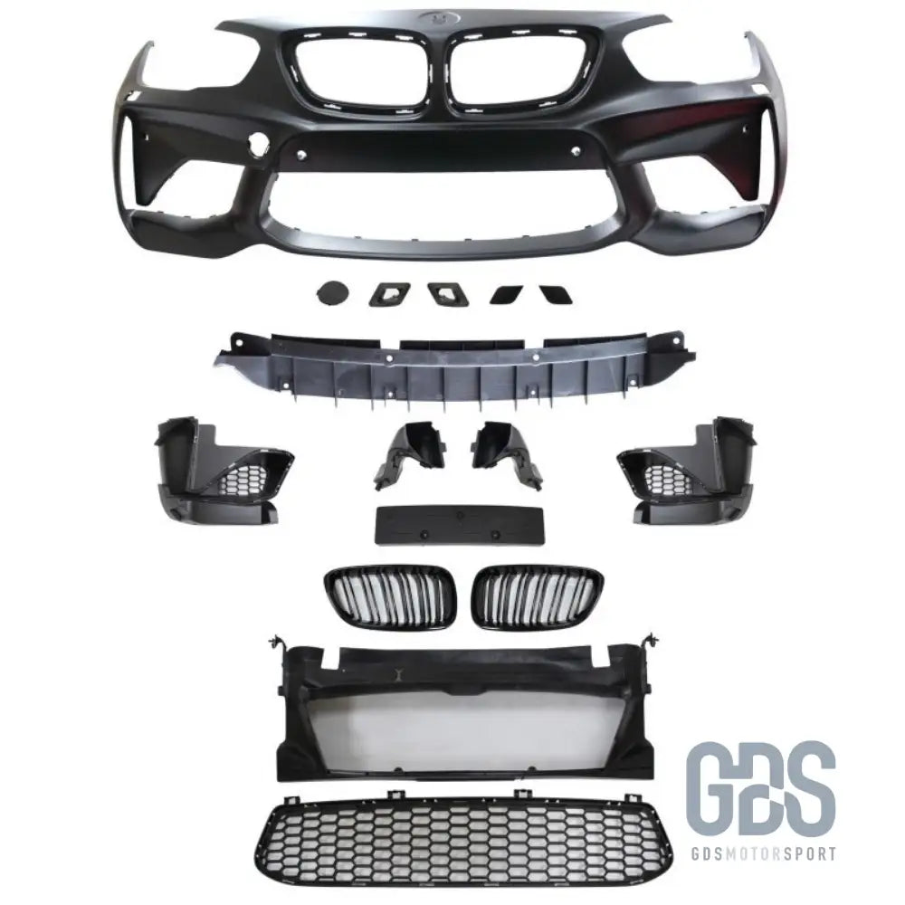 Pare-choc avant look m2 compétition pour bmw série 1 f20 f21 phase 2 lci