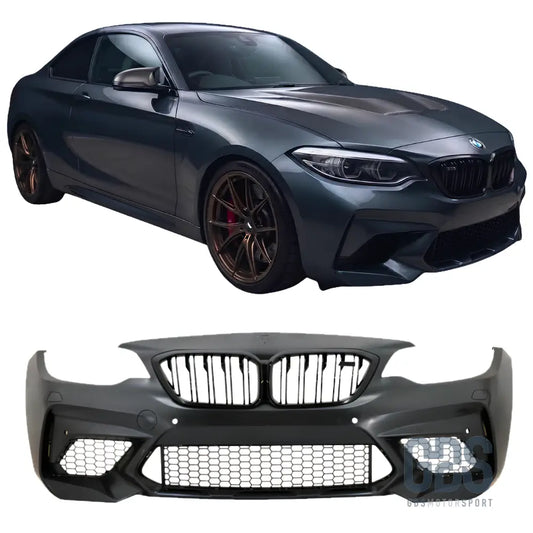 Pare-choc avant look m2 compétition pour bmw série 2 f22 f23
