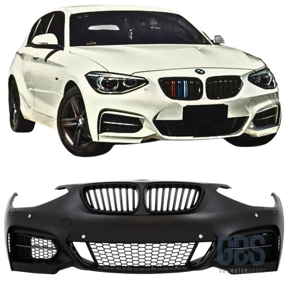 Pare-choc avant look m235i bmw série 1 f20 f21 phase sans antibrouillards