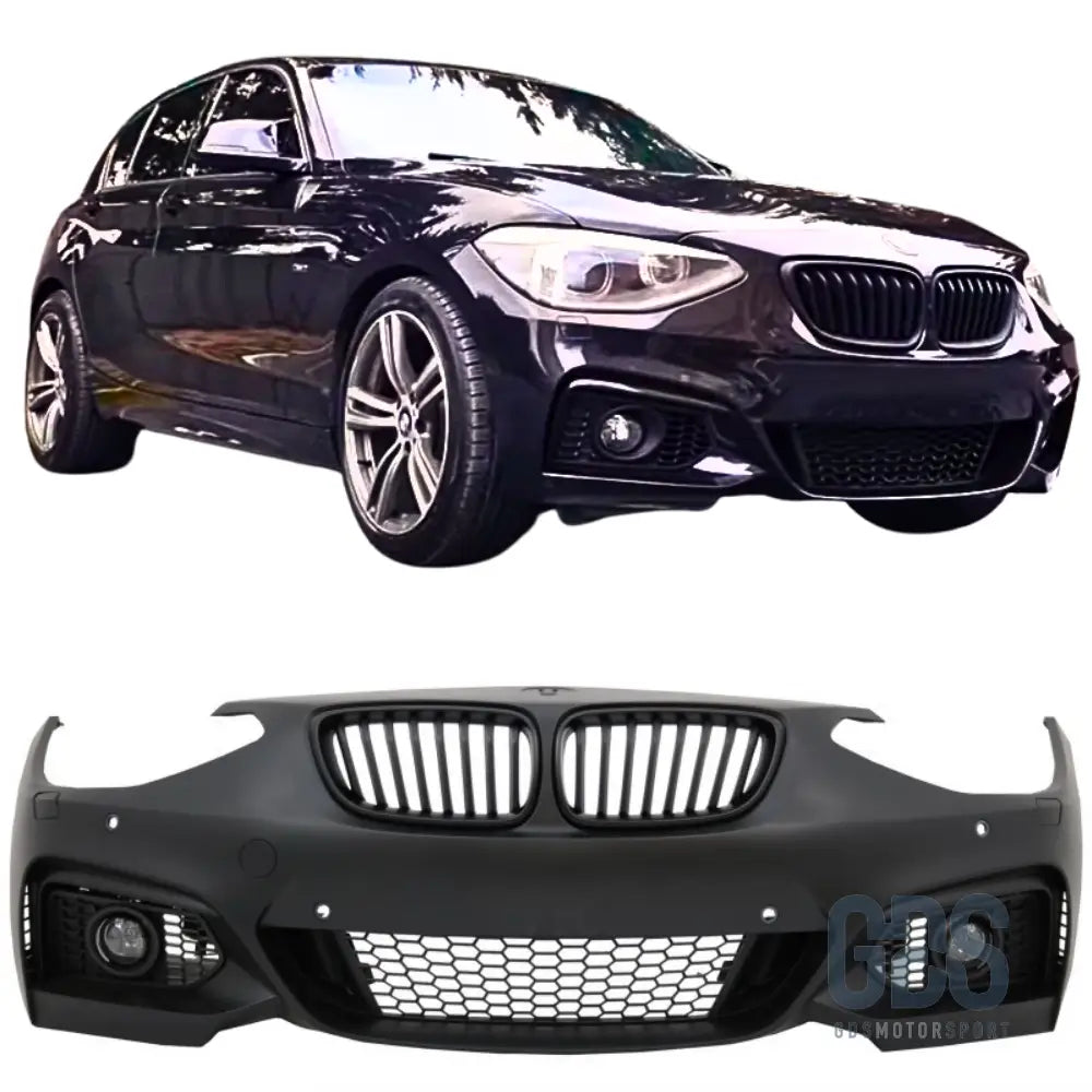 Pare-choc avant look m235i bmw série 1 f20 f21 phase avec antibrouillards