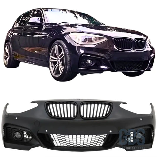 Pare-choc avant look m235i bmw série 1 f20 f21 phase avec antibrouillards