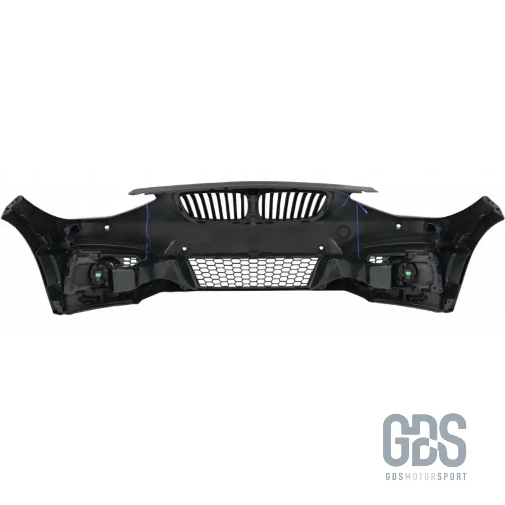 Pare-choc avant look m235i bmw série 1 f20 f21 phase avec antibrouillards