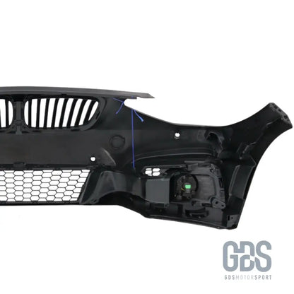 Pare-choc avant look m235i bmw série 1 f20 f21 phase avec antibrouillards