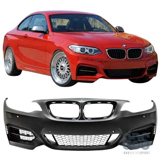 Pare-choc avant look m235i pour bmw série 2 f22 f23 phase 1 et lci