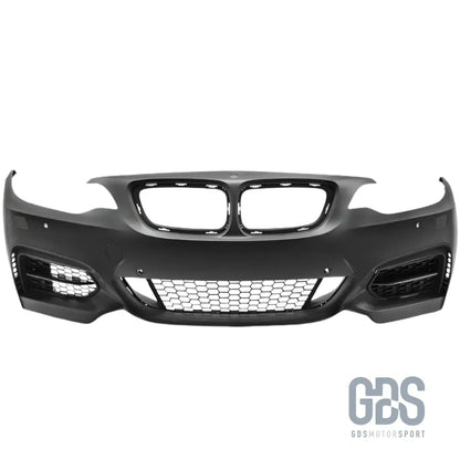 Pare-choc avant look m235i pour bmw série 2 f22 f23 phase 1 et lci