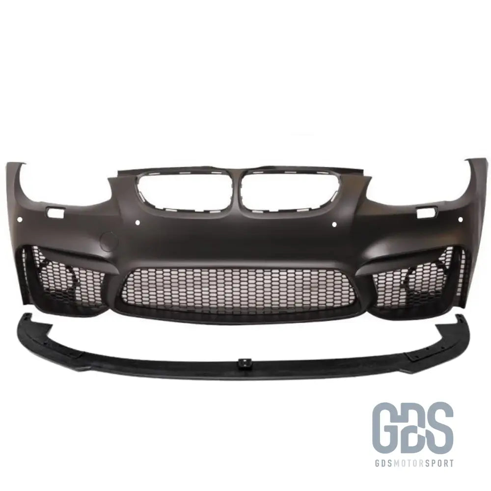 Pare-choc avant look m4 bmw e92 e93 phase 2 sans antibrouillards avec lame m performance