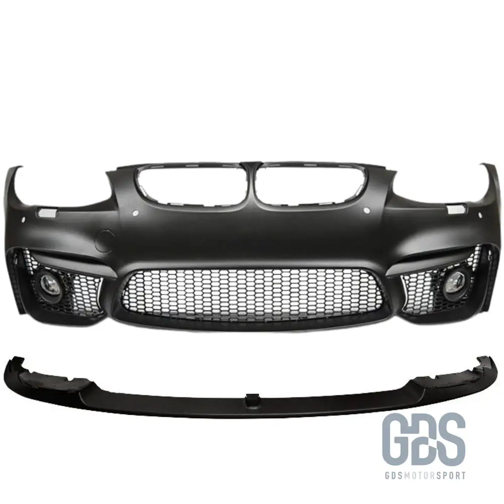 Pare-choc avant look m4 bmw e92 e93 phase 2 avec antibrouillards et lame m performance