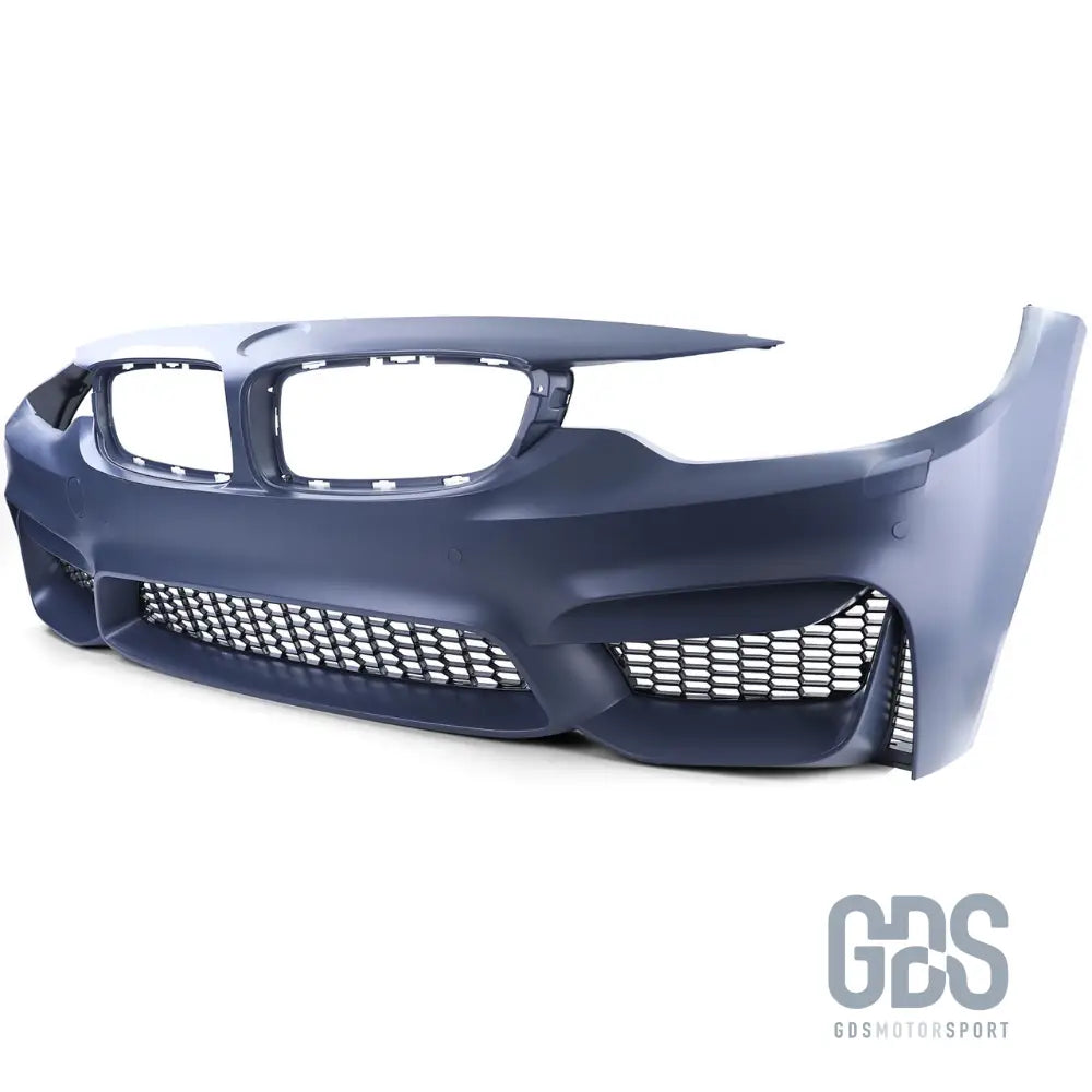 Pare-choc avant look m4 evo pour bmw série 4 f32 f33 f36 - sans antibrouillards