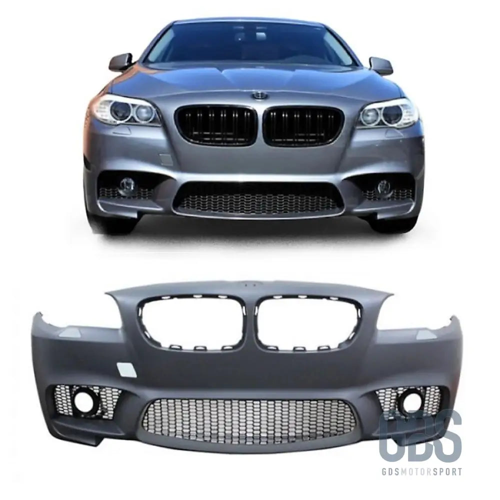 Pare-choc avant look m5 pour bmw série 5 f10 & f11 phase 2 lci (2014-2017) avec antibrouillards