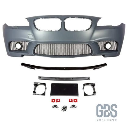 Pare-choc avant look m5 pour bmw série 5 f10 & f11 phase 2 lci (2014-2017) avec antibrouillards