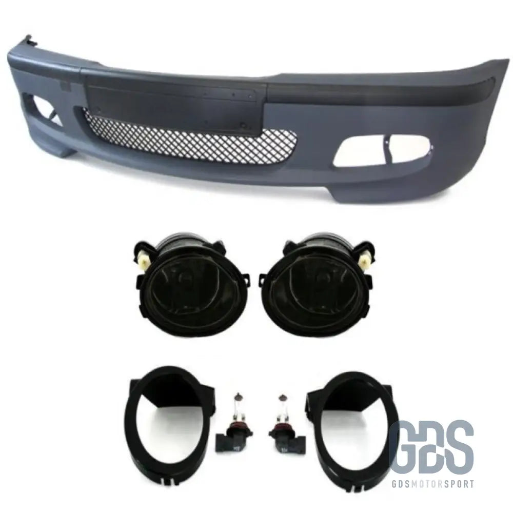 Pare-choc avant look pack m2 pour bmw série 3 e46 berline / touring