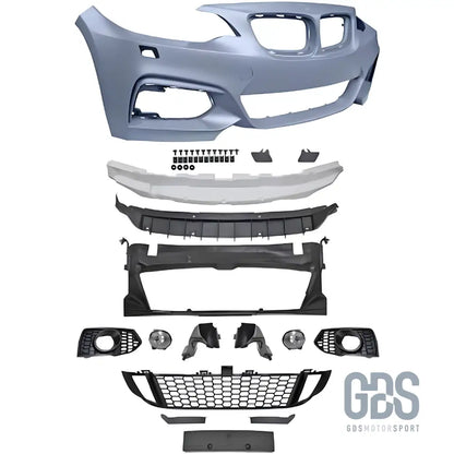 Pare-choc avant pack m pour bmw série 2 f22 f23 phase 1 et lci
