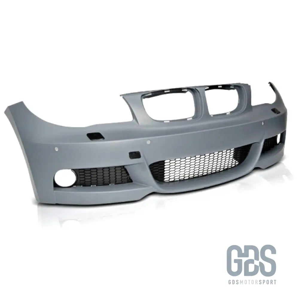 Pare-choc avant pack m phase 2 pour bmw série 1 e81 e82 e87 e88 — antibrouillards inclus