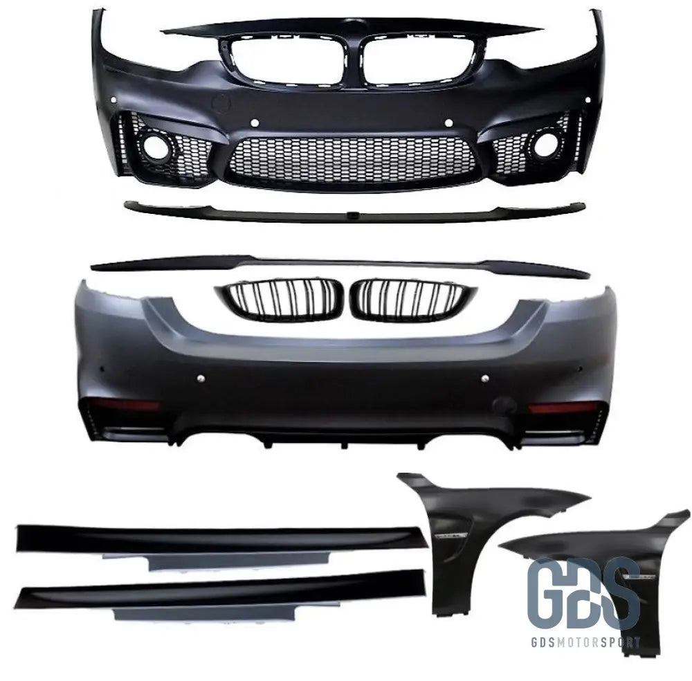 Kit Complet Look M4 F82 pour BMW F32 Coupe / F33 Cabriolet - Oui - Pare Choc kit carrosserie - GDS Motorsport