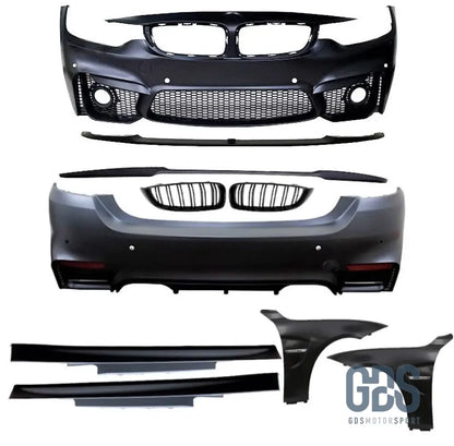 Kit Complet Look M4 F82 pour BMW F32 Coupe / F33 Cabriolet - Oui - Pare Choc kit carrosserie - GDS Motorsport