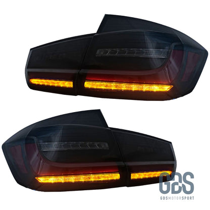 Feux arrières Look G20 Full LED pour BMW Série 3 F30 Fond Noir - Éclairage de véhicule - GDS Motorsport