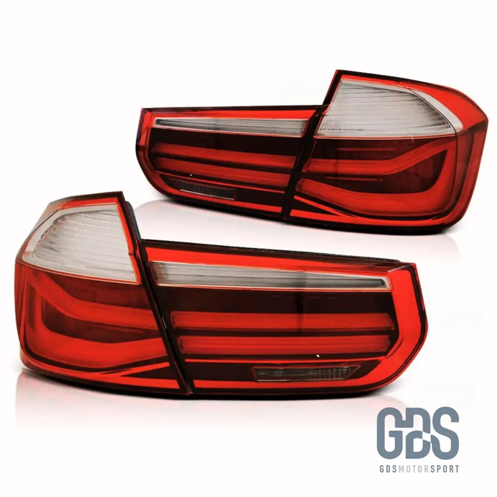 Feux arrières LED Light Bar Dynamique pour BMW Série 3 F30 Rouge et Blanc - Éclairage de véhicule - GDS Motorsport