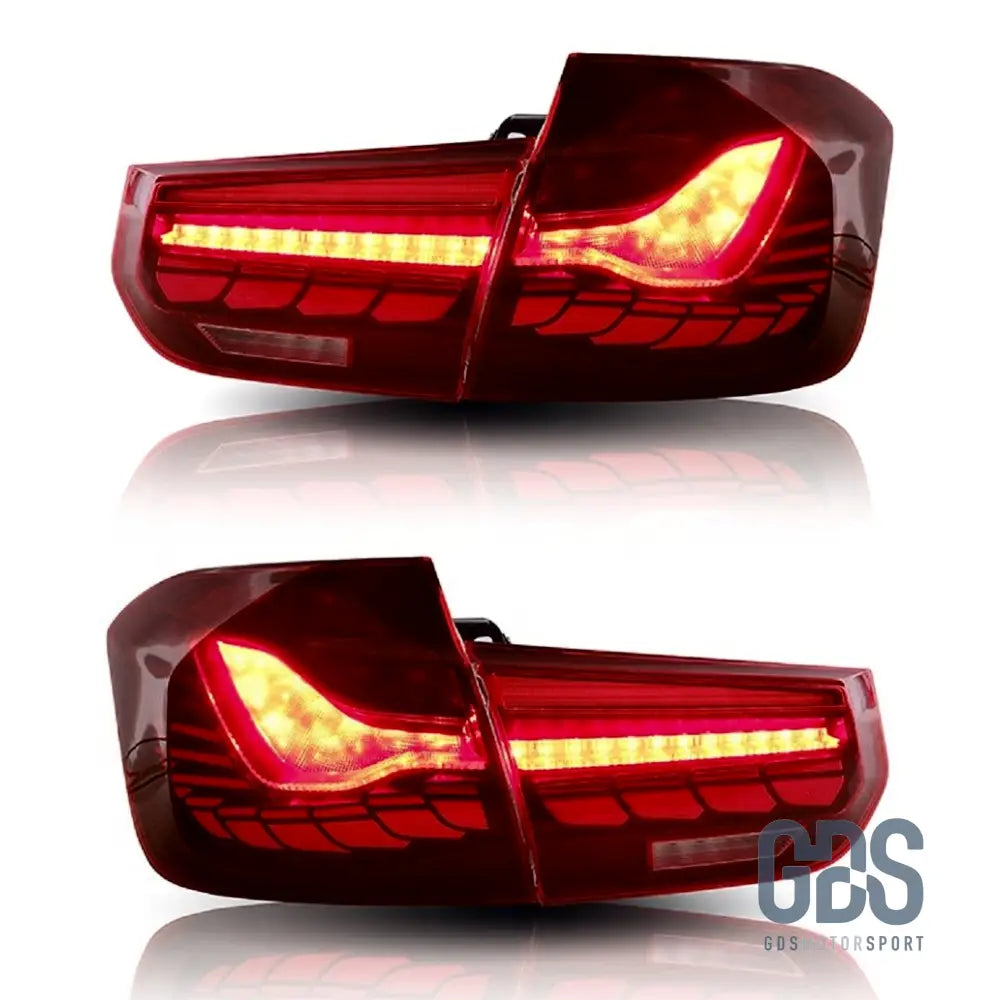 Feux arrières OLED 3D Dynamique light bar pour BMW Série 3 F30 Fumé noir - Éclairage de véhicule - GDS Motorsport