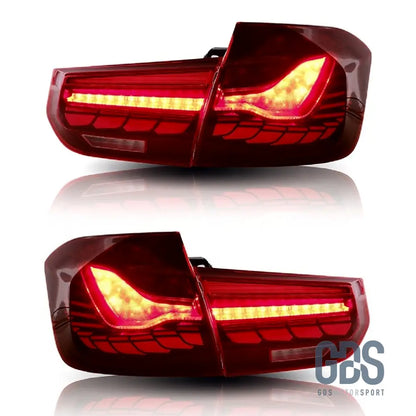 Feux arrières OLED 3D Dynamique light bar pour BMW Série 3 F30 Fumé noir - Éclairage de véhicule - GDS Motorsport