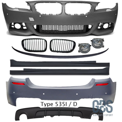 Pack M Complet pour BMW F10 Berline Phase 2 LCI Performance Edition - style 535 i/d - Pare Choc kit carrosserie - GDS Motorsport