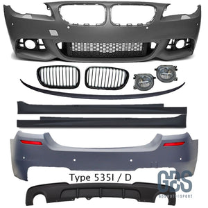Pack M Complet pour BMW F10 Berline Phase 2 LCI Performance Edition - style 535 i/d Pare Choc kit carrosserie GDS Motorsport