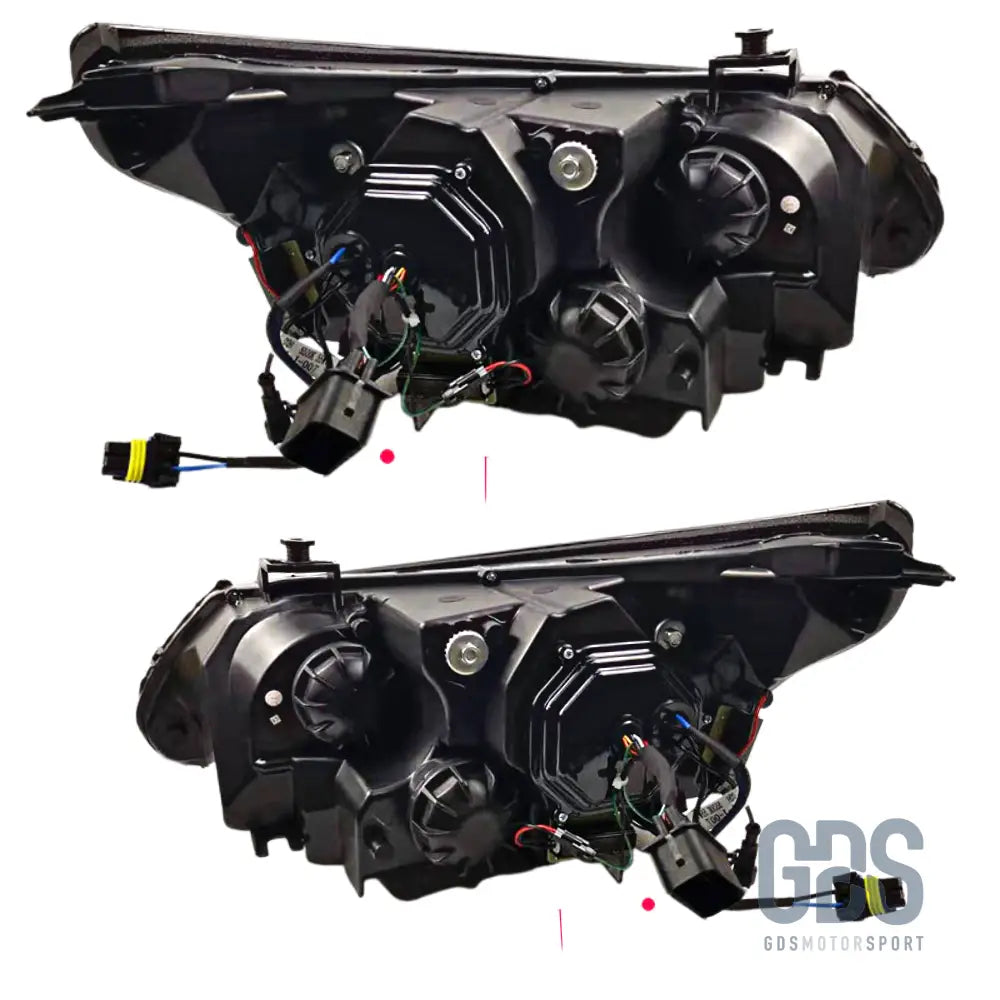 Phares avant angel eyes 3d blanc bmw série 5 e60 / e61 phase 1