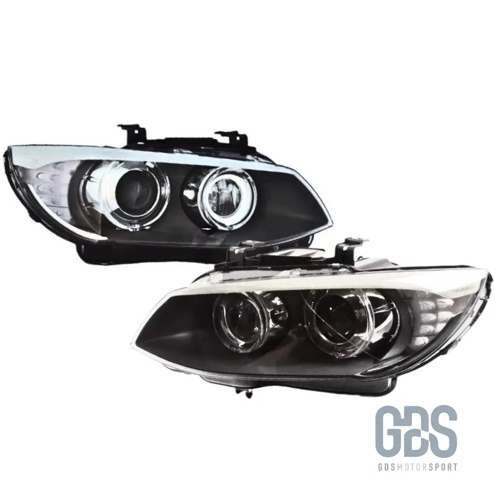 Phares angel eyes led blanc bmw e92/ e93 phase 2 de 20010 a 2013 bi-xenon