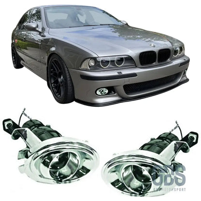 Phares antibrouillard à lenticulaire chromé bmw série 5 e39 pack m / m5