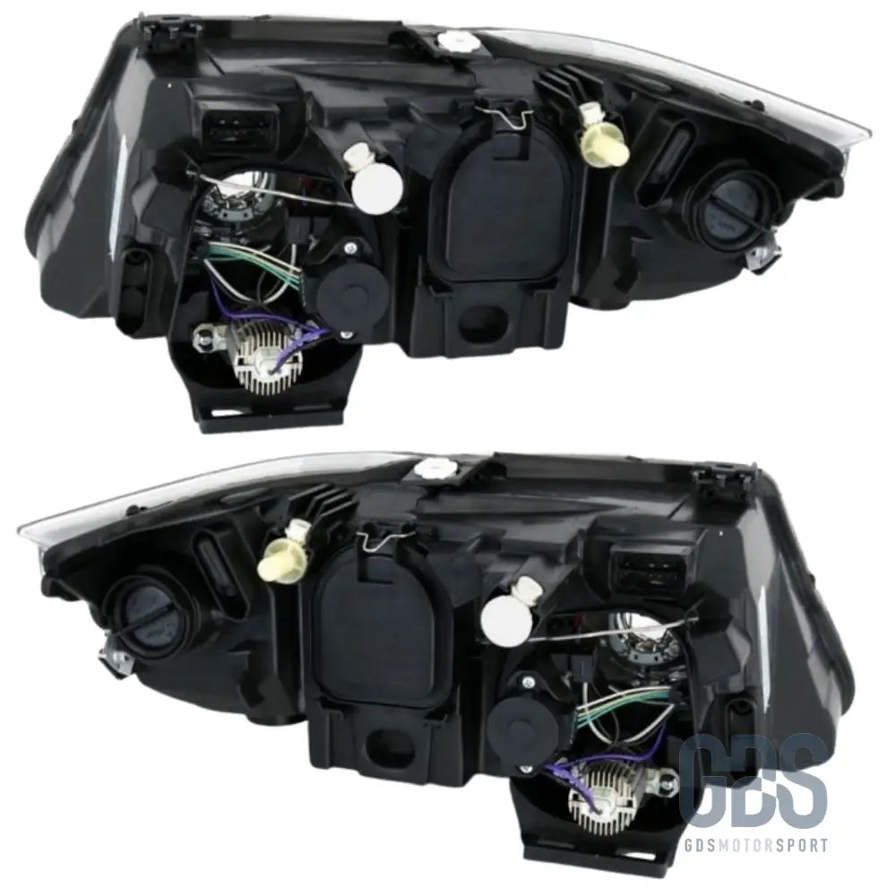 Phares avant bi-xénon angel eyes led pour bmw série 3 f30 / f31 phase 1 sans afs