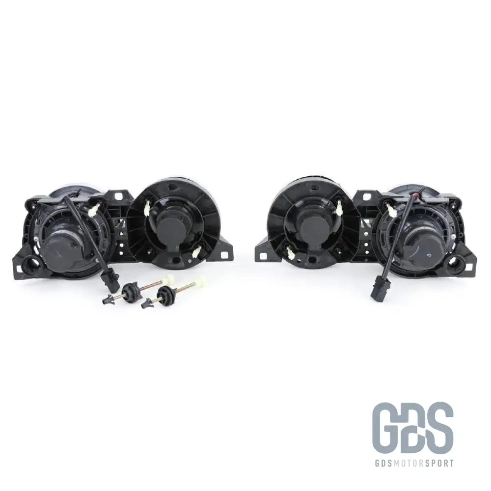 Phares avant h1/h1 verres noirs pour bmw e30 (1982-1994)