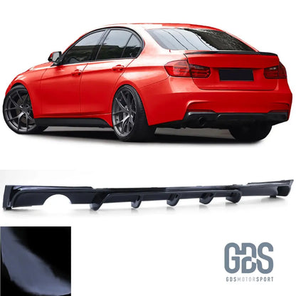 Diffuseur M performance Noir brillant pour BMW F30 / F31 Sortie simple gauche - Éléments de carrosserie - GDS Motorsport