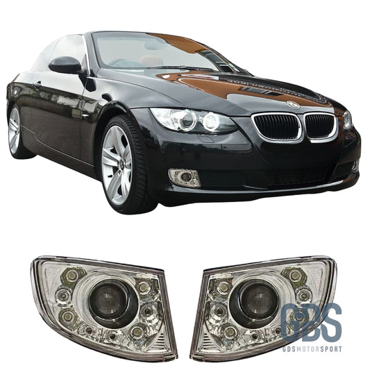Feux antibrouillard avec fonction feux de jour LED BMW E92/ E93 pare choc pack Luxe - PHARES FEUX - GDS Motorsport