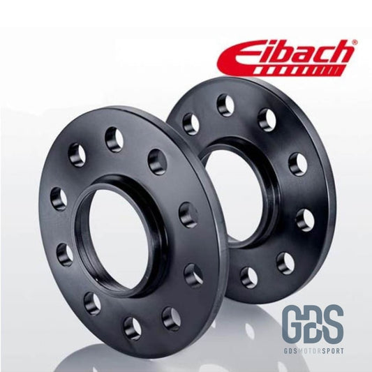 Kit 2 Cales élargisseurs de voie EIBACH pour BMW E87 E81 E82 E88 5x120 Simple boulonerie - 2X 12mm / Noir / elargisseurs - GDS Motorsport