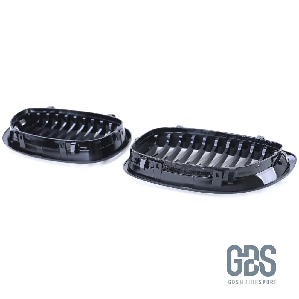 2 Grilles de calandre Noir Brillant BMW série 3 E46 PH2 2003 a 2006 Coupé / Cabriolet - Calandres - GDS Motorsport