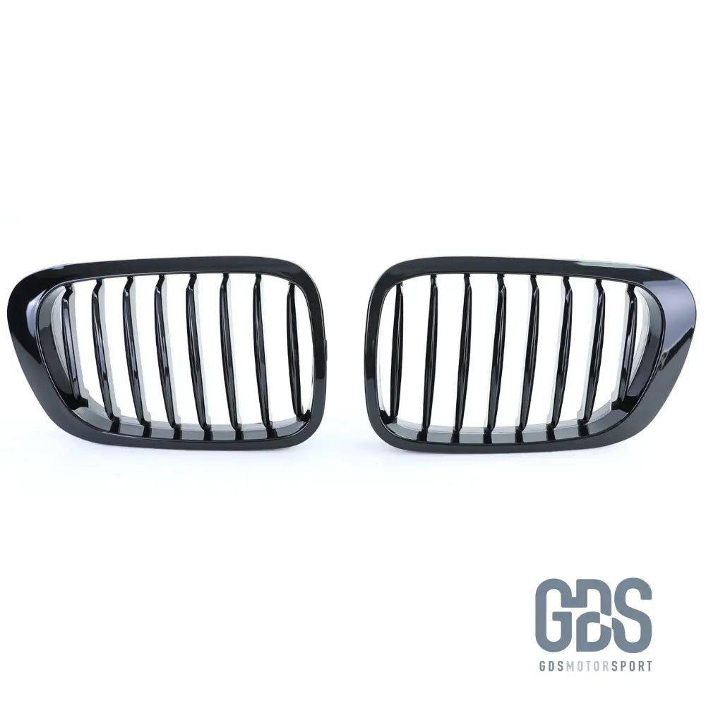 2 Grilles de calandre Noir Brillant BMW série 3 E46 PH1 1999 a 2003 Coupé / Cabriolet - Calandres - GDS Motorsport