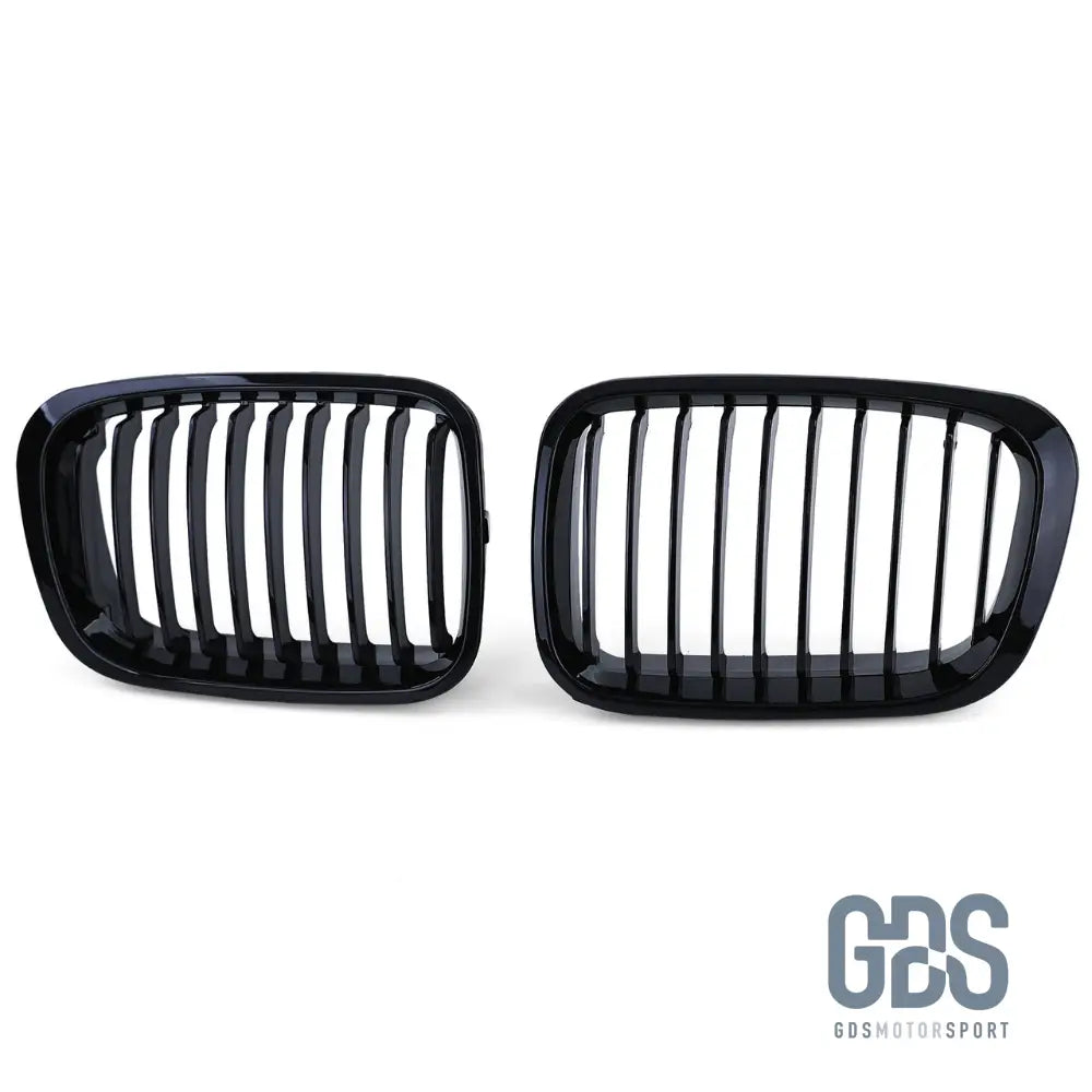 Grilles de calandre NOIR Brillant BMW serie 3 E46 PH1 1998 a 2001 Berline / Touring - Calandres - GDS Motorsport