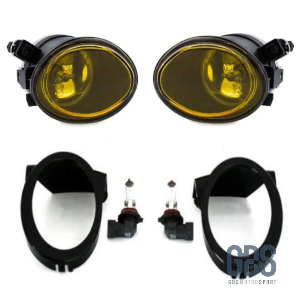Paire phares antibrouillard BMW E39 Pack M / M5 - Jaune Retro - PHARES FEUX - GDS Motorsport