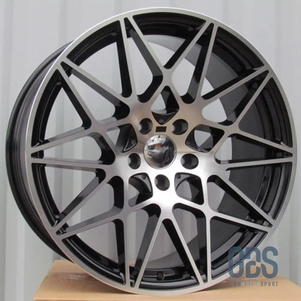 Pack 4 jantes Type 666M Noir face poli BMW R18’’ X 8,5’’ ET35 9,5’’ ET40 Compétition - Jantes et pneus - GDS Motorsport