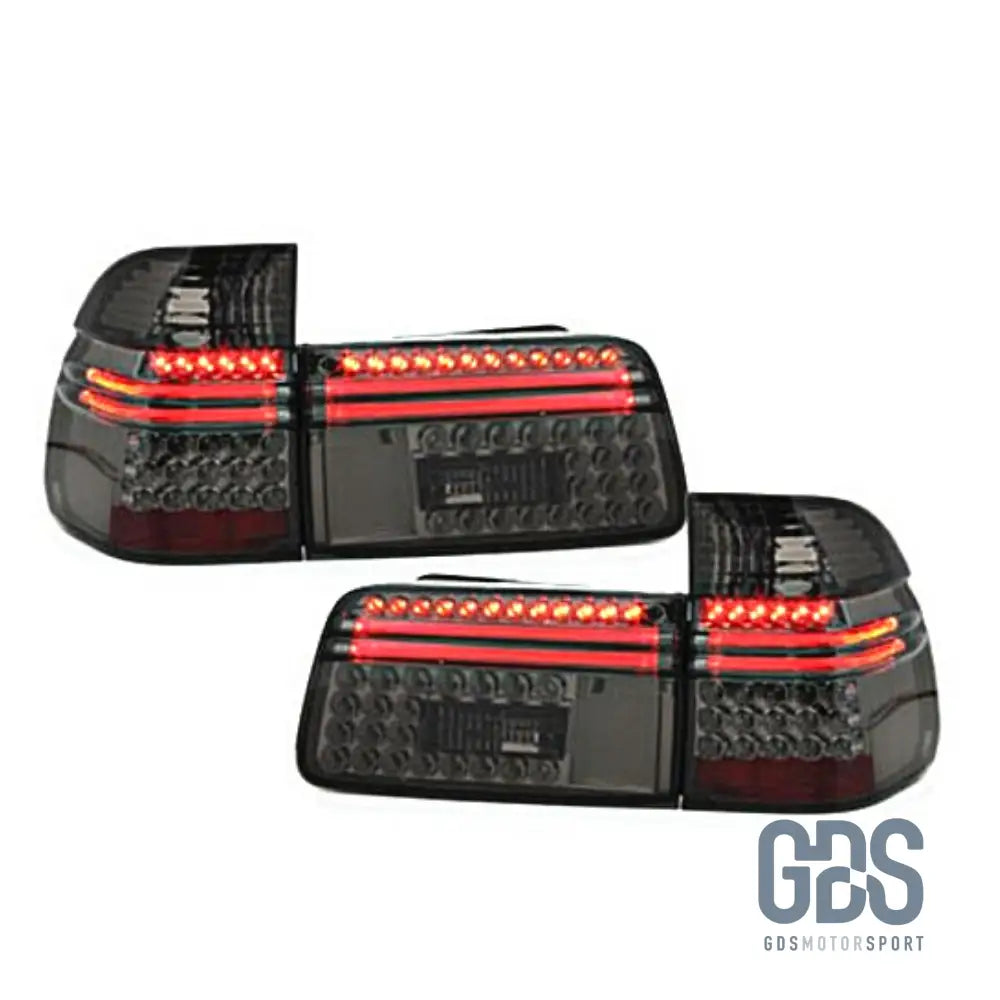 Feux arrières FULL LED vitre Fumé noir BMW E39 Touring / Break Phase 1 1997-2000 - PHARES FEUX - GDS Motorsport