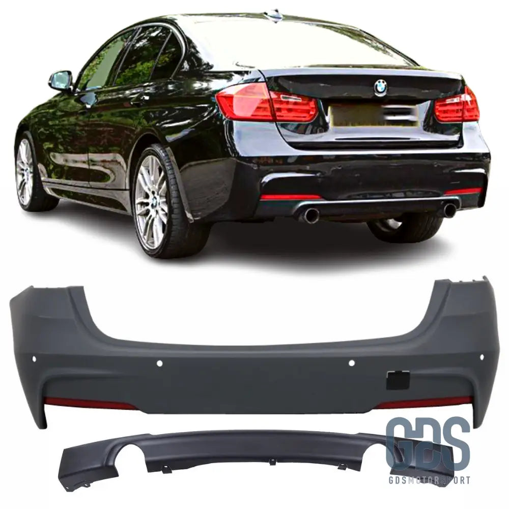 Pare choc arriere Pack M pour BMW F30 35 I/D 340i Sortie gauche/droite - Diffuseur d’origine - Choc kit carrosserie - GDS Motorsport