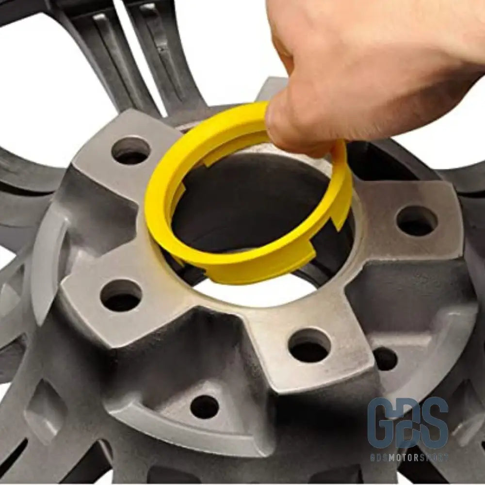 Kit 4 bagues de centrage ⌀74,1 extérieur ⌀72,6 intérieur pour jante aluminium - Cales elargisseurs - GDS Motorsport