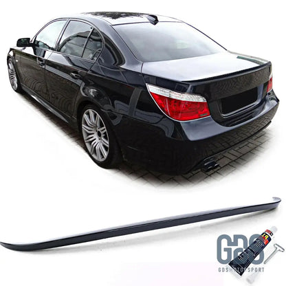 Becquet Fin Noir brillant arrière pour BMW E60 serie 5 Berline Look Sport - Pare Choc kit carrosserie - GDS Motorsport