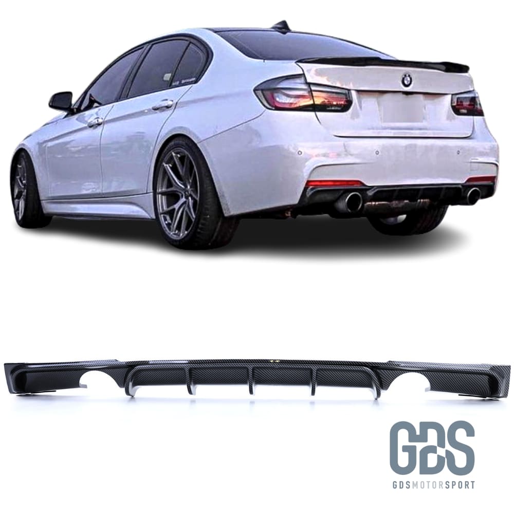 Diffuseur M performance Look Carbone pour BMW F30 / F31 Sortie gauche/droite 35 I/D 340i - Éléments de carrosserie - GDS Motorsport