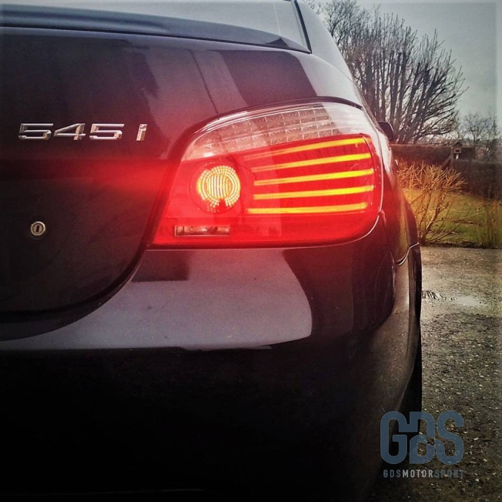 Feux arrières à LED LOOK LCI phase 2 pour BMW E60 Berline Phase 1 2003-2007 - PHARES FEUX - GDS Motorsport