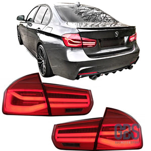 Feux arrières LED Light Bar Dynamique pour BMW Série 3 F30 Rouge - Éclairage de véhicule GDS Motorsport
