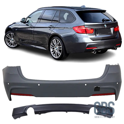 Pare choc arriere Pack M pour BMW F31 touring 35I/D 340i Sortie gauche/droite - Choc kit carrosserie - GDS Motorsport